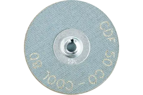 Minidisco in fibra granulo ceramico COMBIDISC CDF Ø 50 mm CO-COOL80 per acciaio e acciaio inox 3