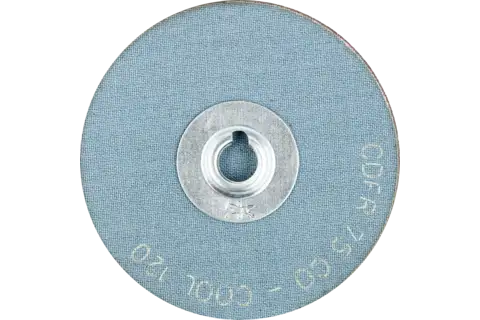 Minidisco in fibra granulo ceramico COMBIDISC CDF Ø 75 mm CO-COOL120 per acciaio e acciaio inox 3