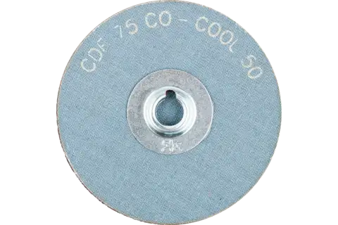 Minidisco in fibra granulo ceramico COMBIDISC CDF Ø 75 mm CO-COOL50 per acciaio e acciaio inox 3
