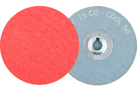 Minidiscos de lija COMBIDISC, grano cerámico CDF Ø 75 mm CO-COOL50 para acero y acero inoxidable 1