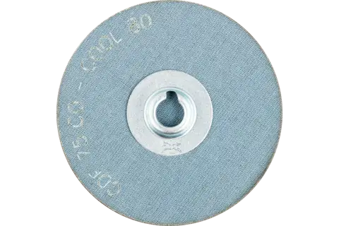 Minidisco in fibra granulo ceramico COMBIDISC CDF Ø 75 mm CO-COOL80 per acciaio e acciaio inox 3