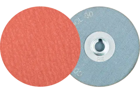 COMBIDISC ceramic oxide grain mini fibre disc CDF dia. 75 mm CO-COOL80 for steel and stainless steel 1