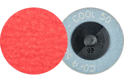 Minidisco in fibra granulo ceramico COMBIDISC CDFR Ø 50 mm CO-COOL50 per acciaio e acciaio inox 1