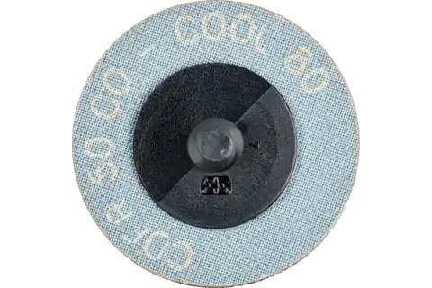 Minidisco in fibra granulo ceramico COMBIDISC CDFR Ø 50 mm CO-COOL80 per acciaio e acciaio inox 3