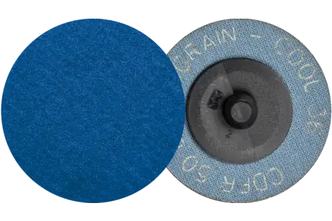 COMBIDISC mini fibre disc CDFR dia. 50 mm VICTOGRAIN-COOL36 for steel and stainless steel 1