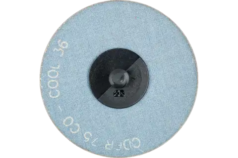 Minidisco in fibra granulo ceramico COMBIDISC CDFR Ø 75 mm CO-COOL36 per acciaio e acciaio inox 3
