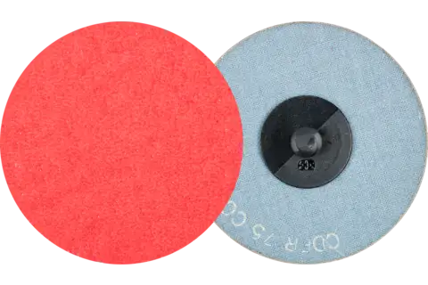 COMBIDISC ceramic oxide grain mini fibre disc CDFR dia. 75 mm CO-COOL36 for steel and stainless steel 1