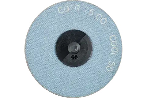 Minidisco in fibra granulo ceramico COMBIDISC CDFR Ø 75 mm CO-COOL50 per acciaio e acciaio inox 3