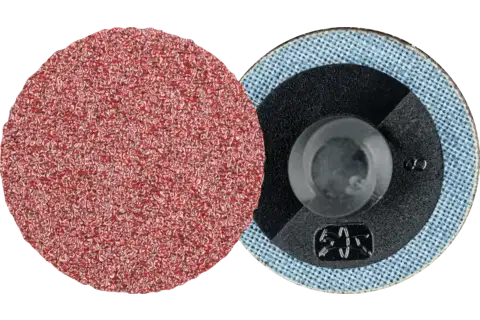 Yüksek talaş kaldırma oranı için COMBIDISC alüminyum oksit aşındırıcı disk CDR çap 25 mm A60 FORTE 1