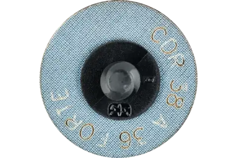 COMBIDISC aluminium oxide abrasive disc CDR dia. 38 mm A36 FORTE for high stock removal rate 3