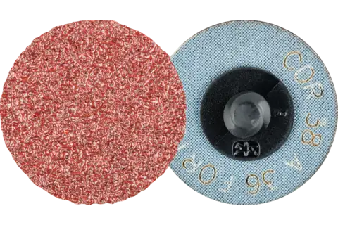 COMBIDISC aluminium oxide abrasive disc CDR dia. 38 mm A36 FORTE for high stock removal rate 1