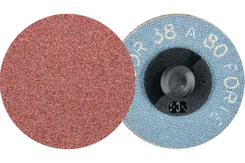 COMBIDISC aluminium oxide abrasive disc CDR dia. 38 mm A80 FORTE for high stock removal rate 1