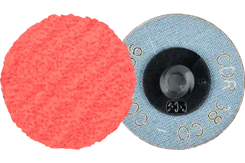 Disco abrasivo granulo ceramico COMBIDISC CDR Ø 38 mm CO-COOL36 per acciaio e acciaio inox 1