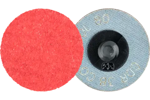 Pastille abrasive à grain céramique COMBIDISC CDR Ø 38 mm CO-COOL80 pour acier et acier inoxydable 1