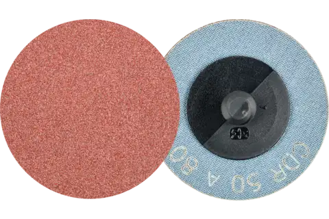 Pastille abrasive à grain corindon COMBIDISC CDR Ø 50 mm A80 pour applications universelles 1