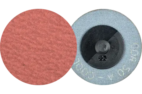 Pastille abrasive à grain corindon COMBIDISC CDR Ø 50 mm A60 COOL pour acier inoxydable 1