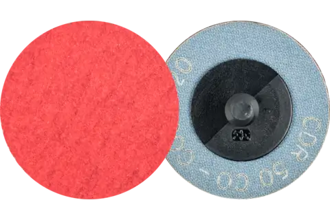 Disco abrasivo granulo ceramico COMBIDISC CDR Ø 50 mm CO-COOL120 per acciaio e acciaio inox 1