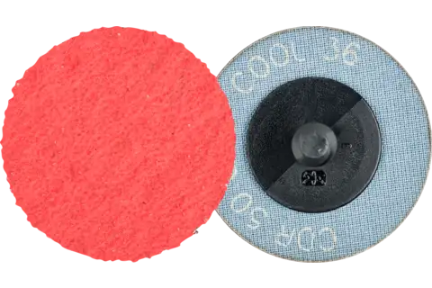 Disco lijador COMBIDISC, grano cerámico CDR Ø 50 mm CO-COOL36 para acero y acero inoxidable 1