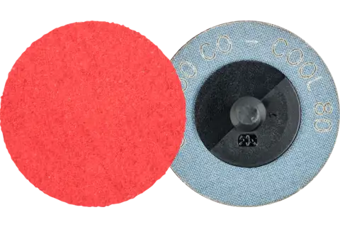 Disco abrasivo granulo ceramico COMBIDISC CDR Ø 50 mm CO-COOL80 per acciaio e acciaio inox 1