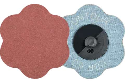 Pastille abrasive à grain corindon COMBIDISC CDR Ø 60 mm A180 CONTOUR pour contours 1