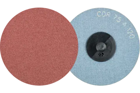 Genel kullanım için COMBIDISC alüminyum oksit aşındırıcı disk CDR çap 75mm A120 1