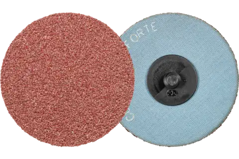 Yüksek talaş kaldırma oranı için COMBIDISC alüminyum oksit aşındırıcı disk CDR çap 75 mm A36 FORTE 1