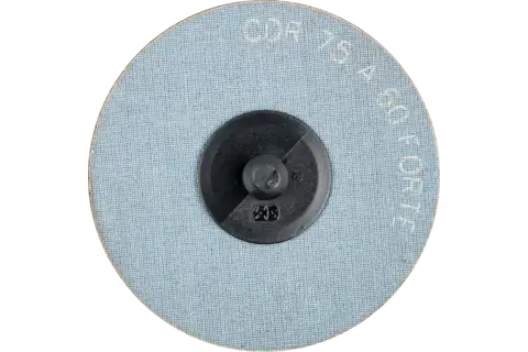 Yüksek talaş kaldırma oranı için COMBIDISC alüminyum oksit aşındırıcı disk CDR çap 75 mm A60 FORTE 3