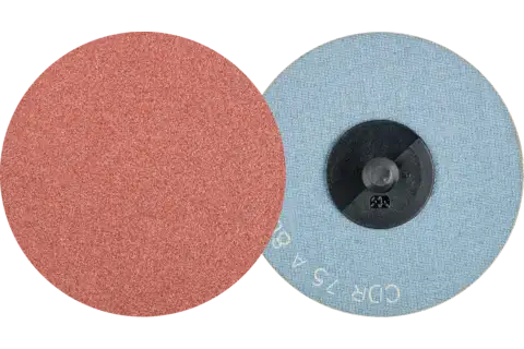 Disco lijador COMBIDISC, corindón CDR Ø 75 mm A80 para aplicaciones universales 1