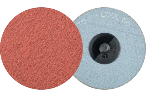 Pastille abrasive à grain corindon COMBIDISC CDR Ø 75 mm A60 COOL pour acier inoxydable 1