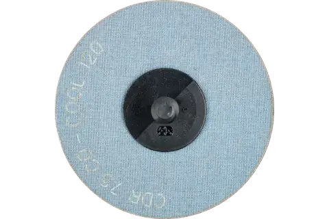 Disco abrasivo granulo ceramico COMBIDISC CDR Ø 75 mm CO-COOL120 per acciaio e acciaio inox 3