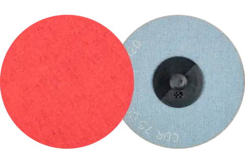 COMBIDISC ceramic oxide grain abrasive disc CDR dia. 75 mm CO-COOL120 for steel and stainless steel 1