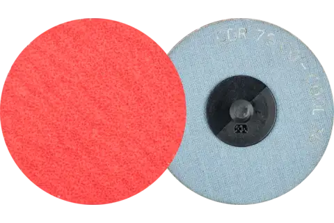 Disco abrasivo granulo ceramico COMBIDISC CDR Ø 75 mm CO-COOL36 per acciaio e acciaio inox 1