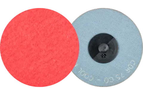 Disco abrasivo granulo ceramico COMBIDISC CDR Ø 75 mm CO-COOL60 per acciaio e acciaio inox 1