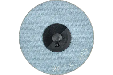 Sertleştirilmiş çelik için COMBIDISC Zirkon aşındırıcı disk CDR çap 75 mm Z36 3