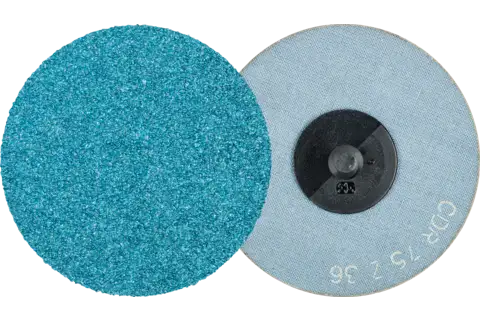 Disco lijador COMBIDISC, circonio CDR Ø 75 mm Z36 para acero templado 1