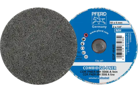 COMBIDISC pressed non-woven disc CDR PNER dia. 50mm medium-hard A fine for finishing 1