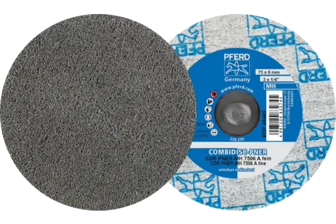 COMBIDISC pressed non-woven disc CDR PNER dia. 75 mm medium-hard A fine for finishing 1
