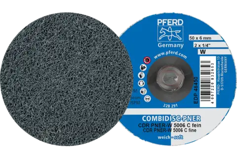 COMBIDISC pressed non-woven disc CDR PNER dia. 50mm soft SIC fine for finishing 1
