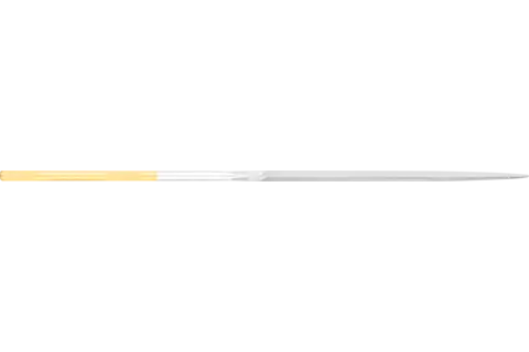 Lima de aguja CORINOX, elevada dureza de superficie, triangular 180 mm, corte suizo 0, basta 1