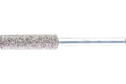 Meule sur tige CAIN SHARP CS-G, cylindrique Ø 3,8x20 mm, tige Ø 3 mm A80 pour l'affûtage des chaînes de tronçonneuse 1