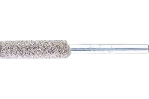 Meule sur tige CAIN SHARP CS-G, cylindrique Ø 5,7x20 mm, tige Ø 3 mm A80 pour l'affûtage des chaînes de tronçonneuse 1