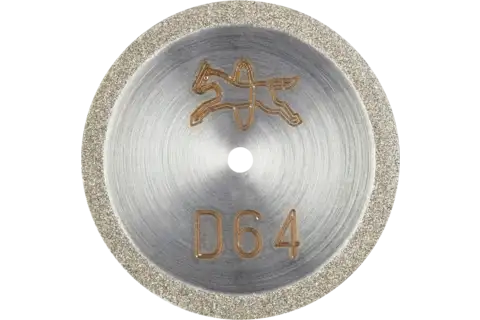 Disco da taglio diamantato D1A1R 22x0,5x1,7 mm D64 (fine) per vetro/ceramica/metallo duro 1