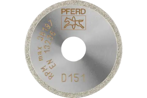 Disco da taglio diamantato D1A1R 40x1,0x10,0 mm D151 (medio) per vetro/ceramica/metallo duro 1