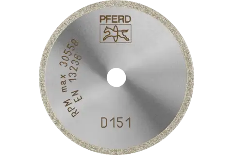 Disco de corte de diamante D1A1R 50x1,4x6,0 mm D151 (medio) para vidrio/cerámica/metal duro 1
