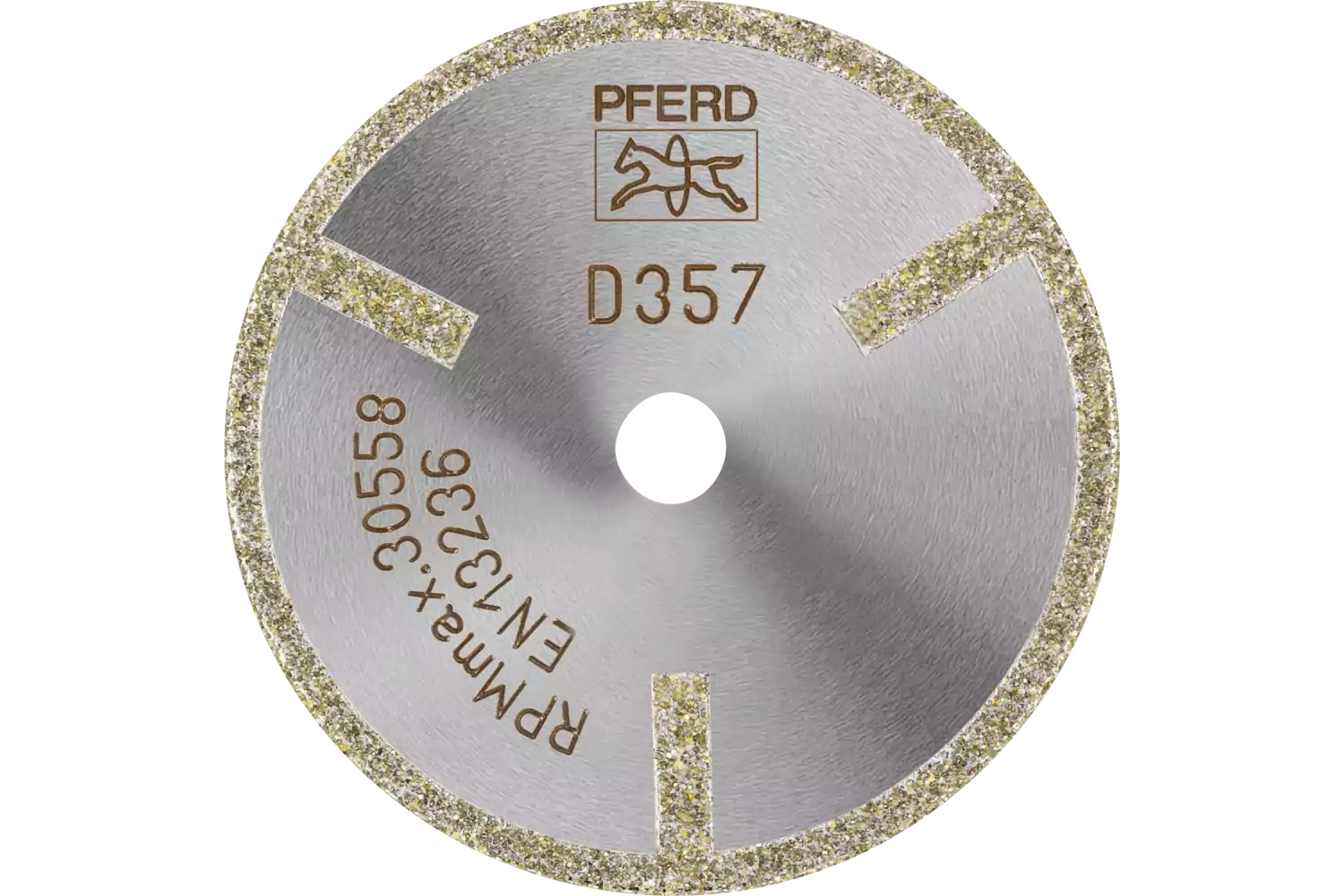 Disco da taglio diamantato D1A1R 50x2,0x10,0 mm D357 (grosso) con segmento di protezione per GFK/CFK 1