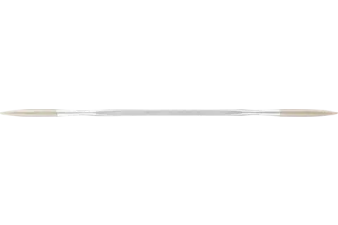 diamond riffler file crossing oval straight 150mm D91 (fine) for complex geometries on hard materials 1