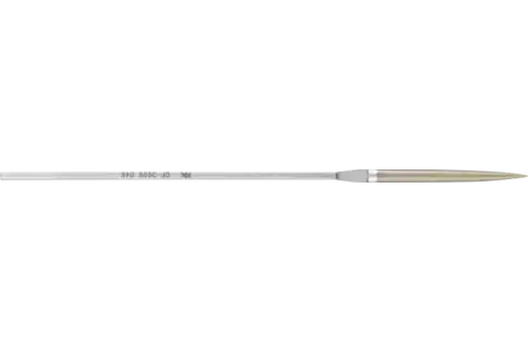 diamond escapement file half-round 140mm D46 (fine) for small geometries on hard materials 1