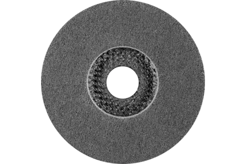 Disco de vellón prensado POLINOX DISC PNER Ø 115 mm agujero Ø 22,23 mm semiduro SIC fino para acabado 2