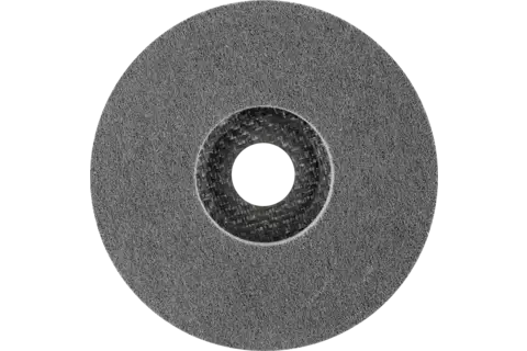 Disco de vellón prensado POLINOX DISC PNER Ø 125 mm agujero Ø 22,23 mm semiduro SIC fino para acabado 2