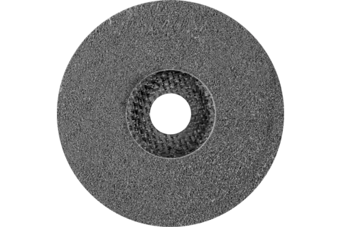 Disco de vellón prensado POLINOX DISC PNER 125 mm agujero Ø 22,23 mm semiblando SIC fino para acabado 2